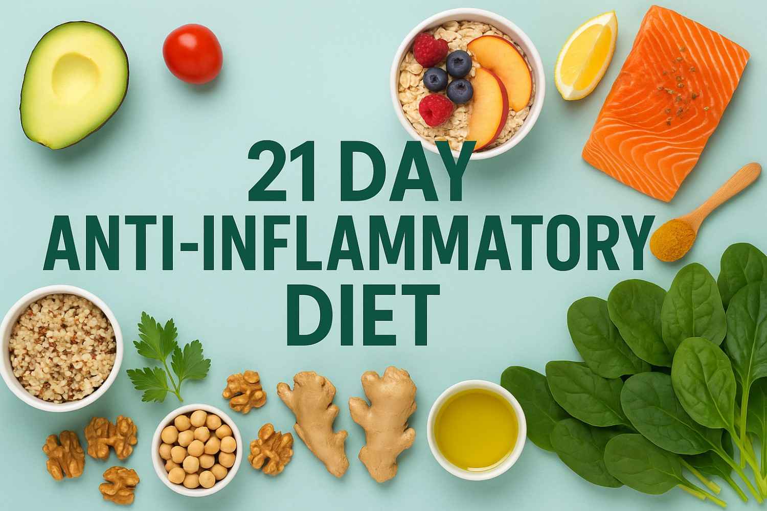 21 Day Anti-Inflammatory Diet A Practical 3-Week Reset That Actually Fits Real Life