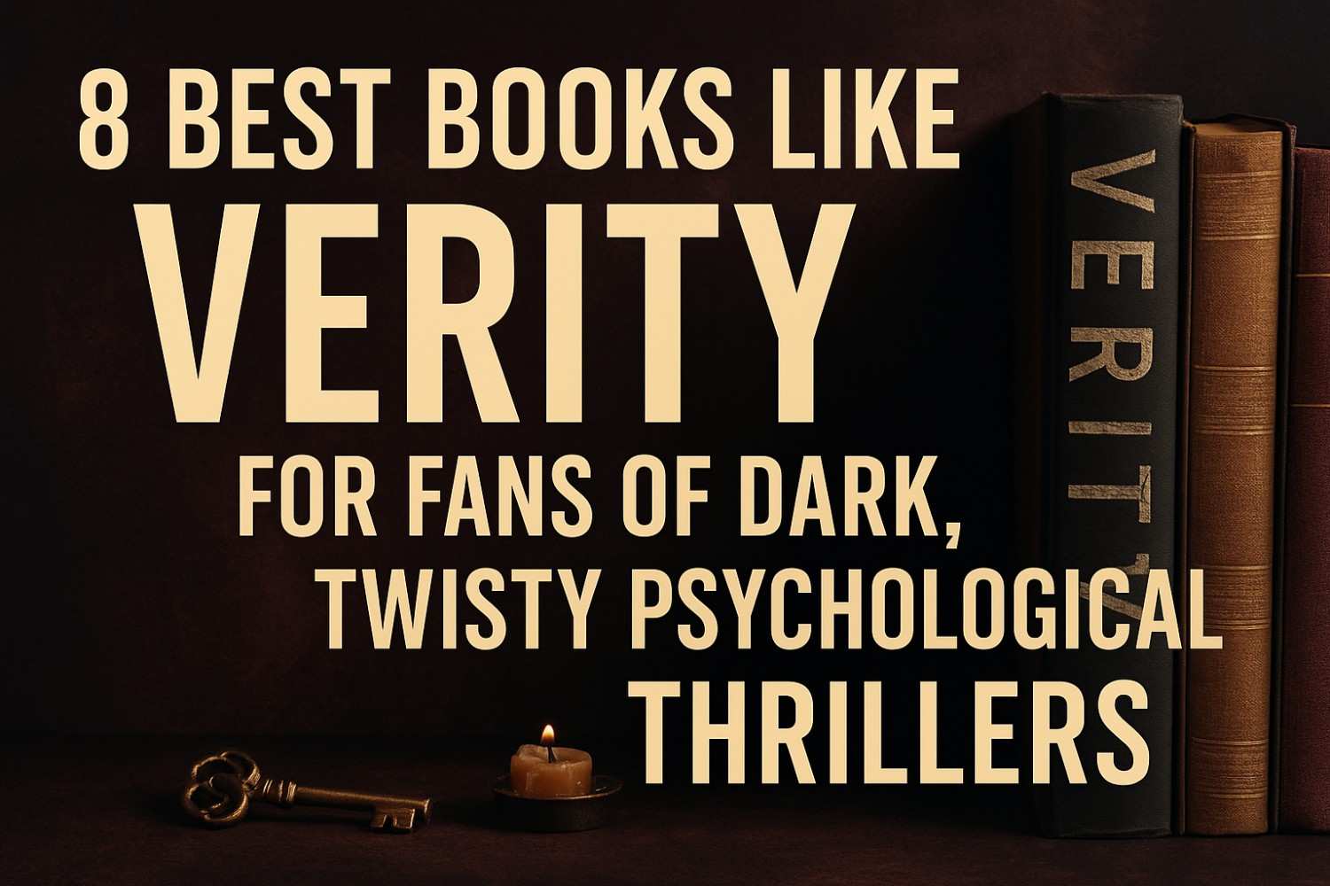 Books Like Verity Top Psychological Thrillers With Twists You’ll Love