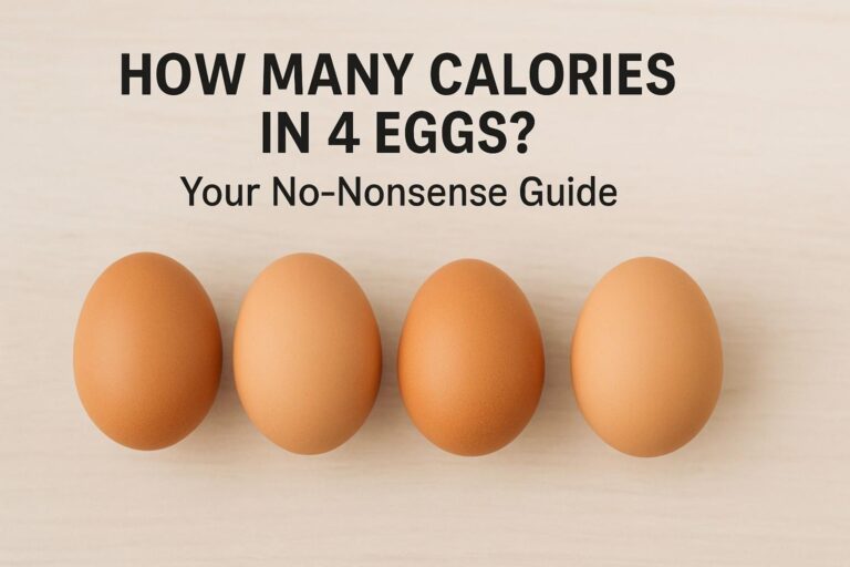 How Many Calories in 4 Eggs Your No-Nonsense Guide
