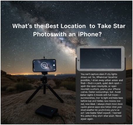 What’s the Best Location to Take Star Photos with an iPhone?