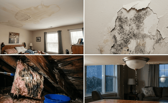 Interior Water Stains and Leaks