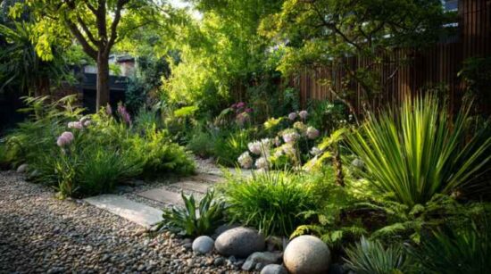 Rethink your lawn with hardscaping