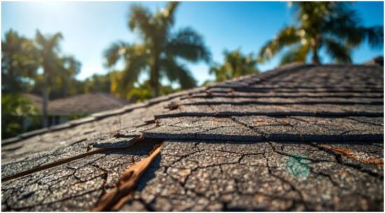 Visible Damage on Shingles or Roof Panels