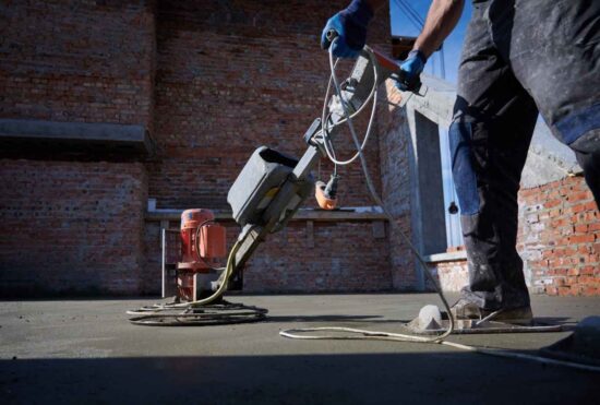 Pouring the Base Material