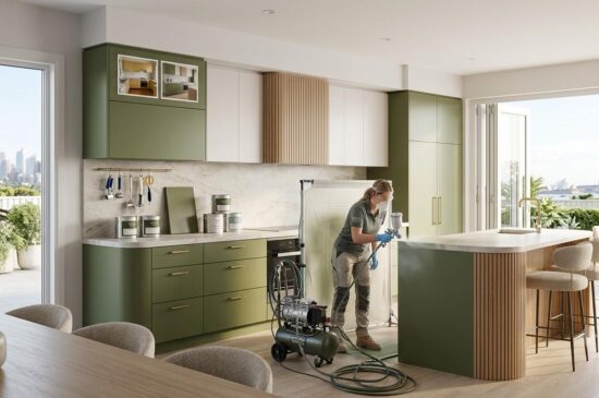 Understanding the Benefits of Spray Painting in Kitchen Renovations