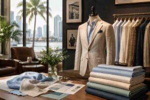 Summer Elegance Decoded: Lightweight Fabric Guides via a Tailored Clothing Company